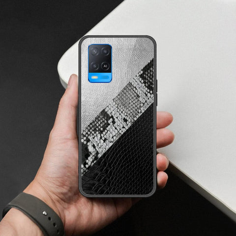 Oppo A54 4G Cover - Printed Skins Series - HQ Ultra Shine Premium Infinity Glass Soft Silicon Borders Case