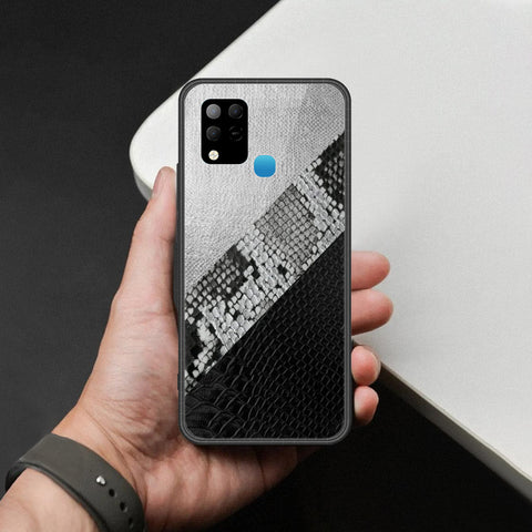 Infinix Hot 10s Cover - Printed Skins Series - HQ Ultra Shine Premium Infinity Glass Soft Silicon Borders Case