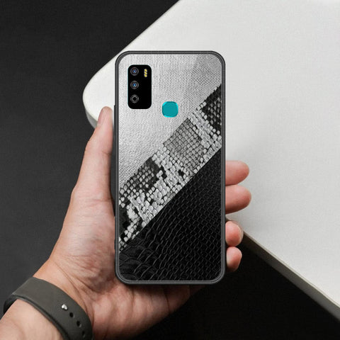 Infinix Hot 9 Play Cover - Printed Skins Series - HQ Ultra Shine Premium Infinity Glass Soft Silicon Borders Case