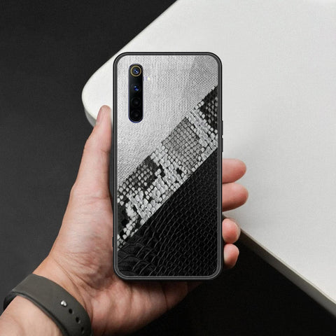 Realme 6 Cover - Printed Skins Series - HQ Ultra Shine Premium Infinity Glass Soft Silicon Borders Case