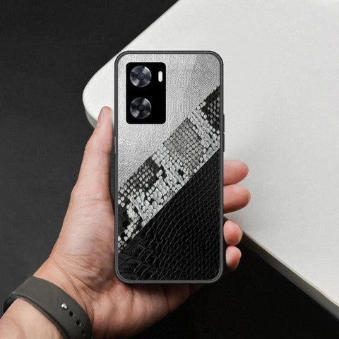 Oppo A57 4G 2022 Cover - Printed Skins Series - HQ Ultra Shine Premium Infinity Glass Soft Silicon Borders Case