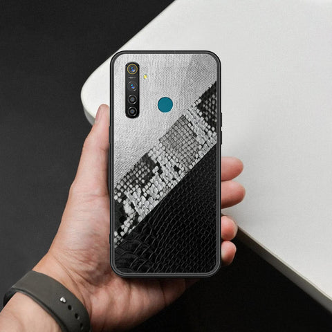 Realme 5 Pro Cover - Printed Skins Series - HQ Ultra Shine Premium Infinity Glass Soft Silicon Borders Case