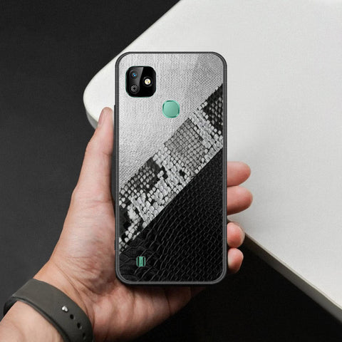 Infinix Smart HD 2021 Cover - Printed Skins Series - HQ Ultra Shine Premium Infinity Glass Soft Silicon Borders Case