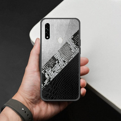 Oppo A31 Cover - Printed Skins Series - HQ Ultra Shine Premium Infinity Glass Soft Silicon Borders Case