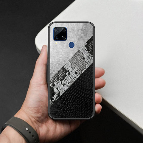 Realme C15 Cover - Printed Skins Series - HQ Ultra Shine Premium Infinity Glass Soft Silicon Borders Case