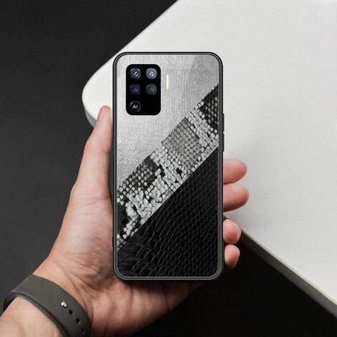 Oppo Reno 5 Lite Cover - Printed Skins Series - HQ Ultra Shine Premium Infinity Glass Soft Silicon Borders Case
