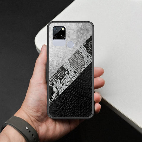 Realme C12 Cover - Printed Skins Series - HQ Ultra Shine Premium Infinity Glass Soft Silicon Borders Case