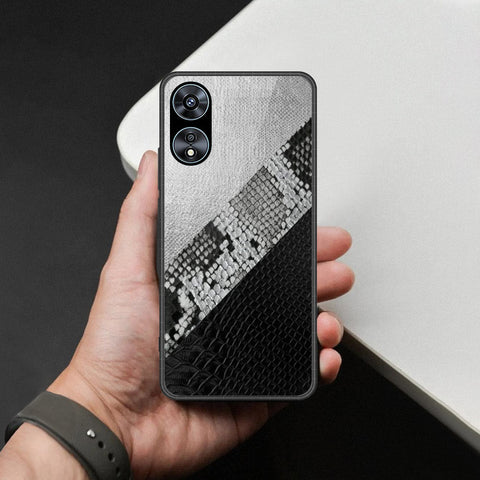 Oppo A78 4G Cover - Printed Skins Series - HQ Ultra Shine Premium Infinity Glass Soft Silicon Borders Case