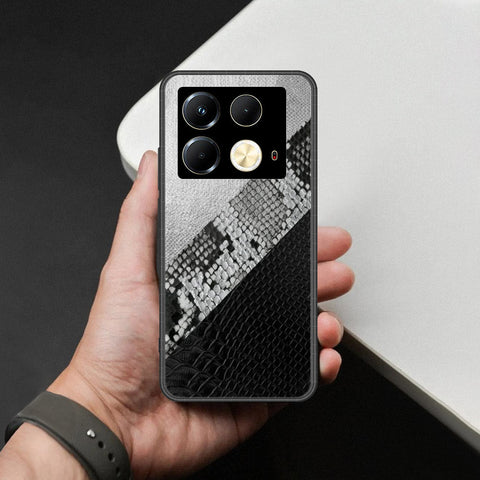 Infinix Note 40 Pro Plus Cover - Printed Skins Series - HQ Ultra Shine Premium Infinity Glass Soft Silicon Borders Case