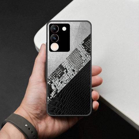 Vivo Y200 5G Cover - Printed Skins Series - HQ Ultra Shine Premium Infinity Glass Soft Silicon Borders Case