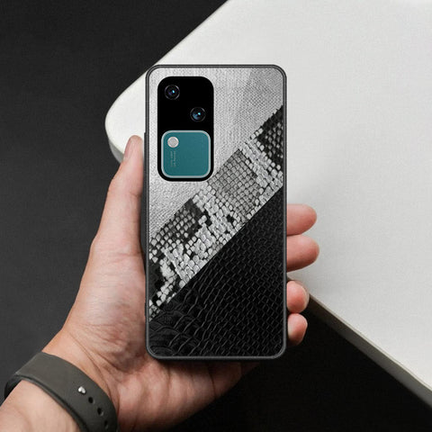 Vivo S18 Cover - Printed Skins Series - HQ Ultra Shine Premium Infinity Glass Soft Silicon Borders Case