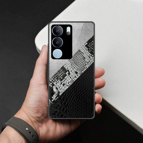 Vivo V29 Pro Cover - Printed Skins Series - HQ Ultra Shine Premium Infinity Glass Soft Silicon Borders Case