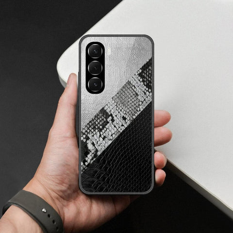 Infinix Hot 60 Cover - Printed Skins Series - HQ Ultra Shine Premium Infinity Glass Soft Silicon Borders Case
