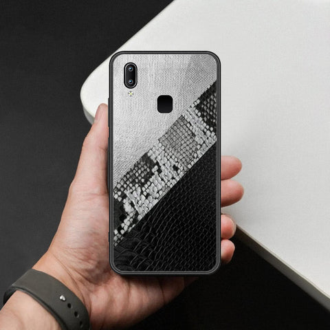 Vivo Z3x Cover - Printed Skins Series - HQ Ultra Shine Premium Infinity Glass Soft Silicon Borders Case