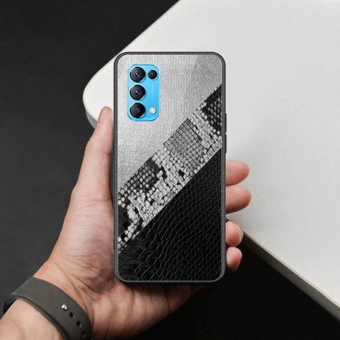 Oppo Reno 5 5G Cover - Printed Skins Series - HQ Ultra Shine Premium Infinity Glass Soft Silicon Borders Case