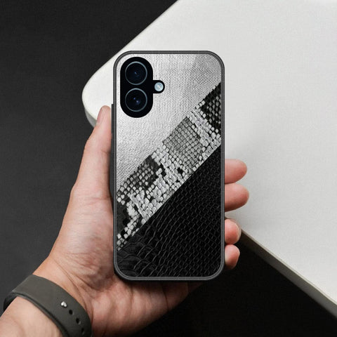 iPhone 18 - Printed Skins Series - HQ Ultra Shine Premium Infinity Glass Soft Silicon Borders Case