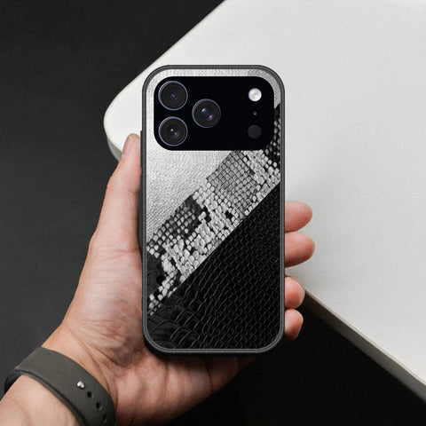 iPhone 17 Pro - Printed Skins Series - HQ Ultra Shine Premium Infinity Glass Soft Silicon Borders Case