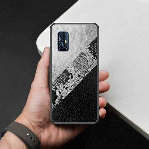 Vivo V17 Cover - Printed Skins Series - HQ Ultra Shine Premium Infinity Glass Soft Silicon Borders Case