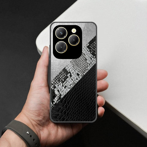 Infinix Hot 40 Pro Cover - Printed Skins Series - HQ Ultra Shine Premium Infinity Glass Soft Silicon Borders Case