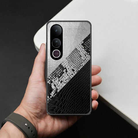 Vivo V50 Lite Cover - Printed Skins Series - HQ Ultra Shine Premium Infinity Glass Soft Silicon Borders Case