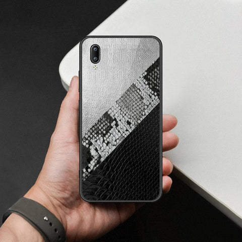 Vivo Y91 (Without Logo Hole) Cover - Printed Skins Series - HQ Ultra Shine Premium Infinity Glass Soft Silicon Borders Case