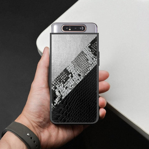 Samsung Galaxy A90 Cover - Printed Skins Series - HQ Ultra Shine Premium Infinity Glass Soft Silicon Borders Case