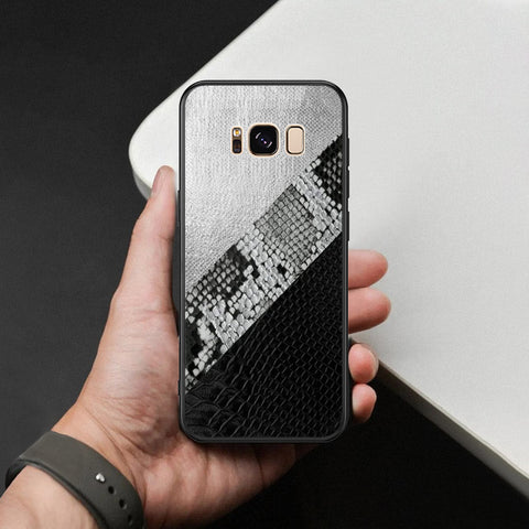 Samsung Galaxy S8 Cover - Printed Skins Series - HQ Ultra Shine Premium Infinity Glass Soft Silicon Borders Case