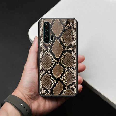 Honor 20 Pro Cover - Printed Skins Series - HQ Ultra Shine Premium Infinity Glass Soft Silicon Borders Case
