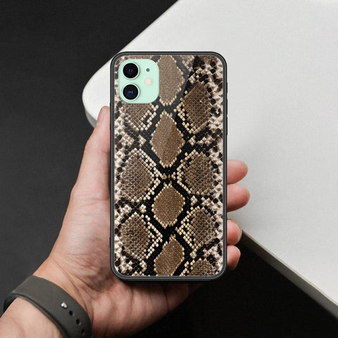 iPhone 11 - Printed Skins Series - HQ Ultra Shine Premium Infinity Glass Soft Silicon Borders Case