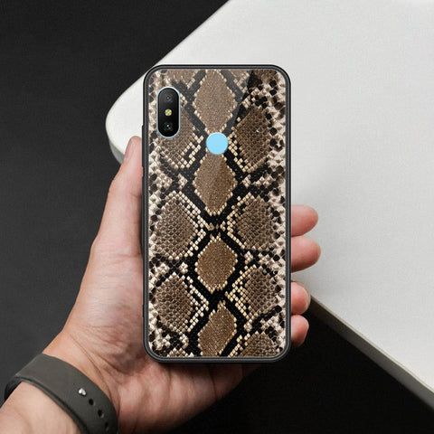 Redmi 6 Pro Cover - Printed Skins Series - HQ Ultra Shine Premium Infinity Glass Soft Silicon Borders Case
