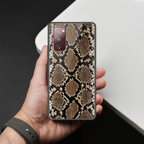 Samsung Galaxy S20 FE Cover - Printed Skins Series - HQ Ultra Shine Premium Infinity Glass Soft Silicon Borders Case