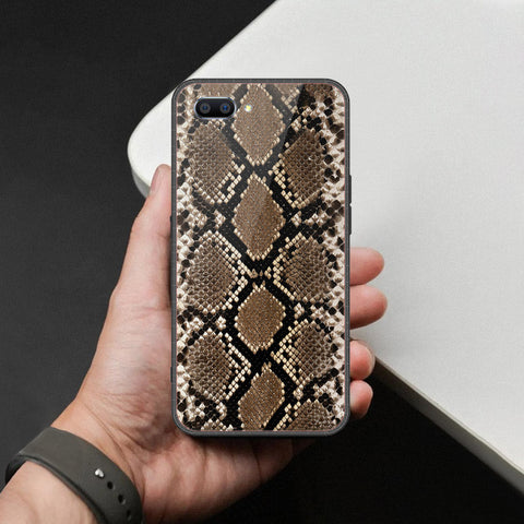 Realme C1 Cover - Printed Skins Series - HQ Ultra Shine Premium Infinity Glass Soft Silicon Borders Case
