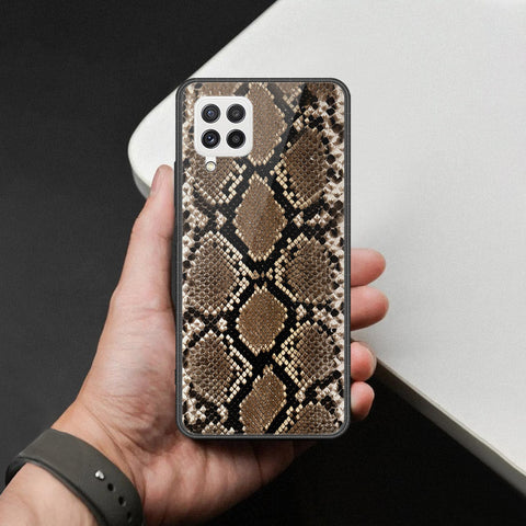 Samsung Galaxy M32 Cover - Printed Skins Series - HQ Ultra Shine Premium Infinity Glass Soft Silicon Borders Case