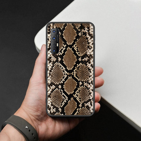 Oppo Reno 3 Pro Cover - Printed Skins Series - HQ Ultra Shine Premium Infinity Glass Soft Silicon Borders Case