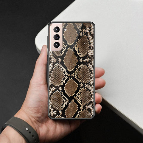 Samsung Galaxy S21 FE 5G Cover - Printed Skins Series - HQ Ultra Shine Premium Infinity Glass Soft Silicon Borders Case