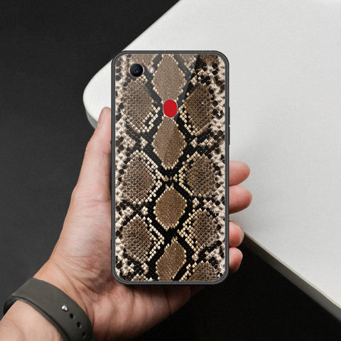 Oppo F7 Cover - Printed Skins Series - HQ Ultra Shine Premium Infinity Glass Soft Silicon Borders Case