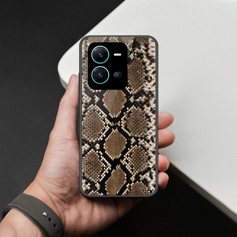Vivo V25 5G Cover - Printed Skins Series - HQ Ultra Shine Premium Infinity Glass Soft Silicon Borders Case
