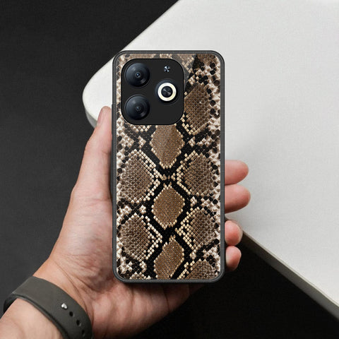 itel P55 4G Cover - Printed Skins Series - HQ Ultra Shine Premium Infinity Glass Soft Silicon Borders Case