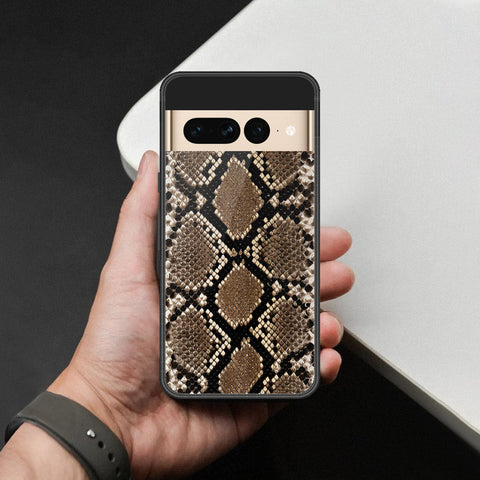Google Pixel 7 Pro Cover - Printed Skins Series - HQ Ultra Shine Premium Infinity Glass Soft Silicon Borders Case