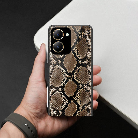 Vivo Y78 (China) Cover - Printed Skins Series - HQ Ultra Shine Premium Infinity Glass Soft Silicon Borders Case