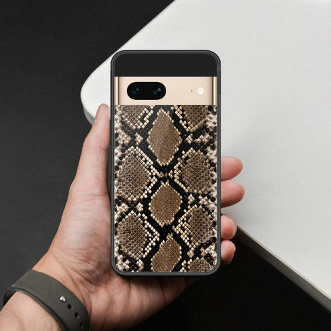 Google Pixel 7 Cover - Printed Skins Series - HQ Ultra Shine Premium Infinity Glass Soft Silicon Borders Case
