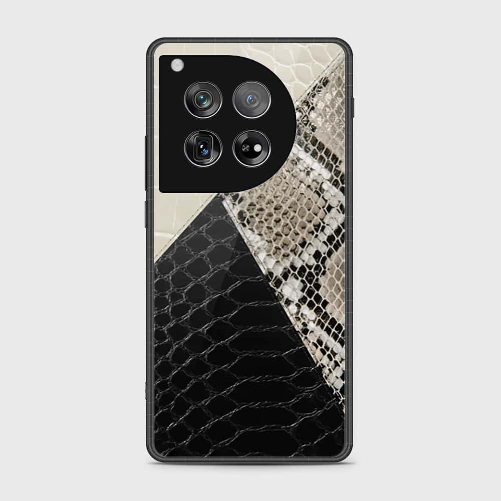 OnePlus 12 Cover- Printed Skins Series - HQ Ultra Shine Premium Infinity Glass Soft Silicon Borders Case (Fast Delivery)