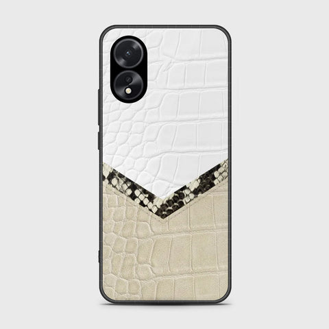 Oppo A18 Cover- Printed Skins Series - HQ Ultra Shine Premium Infinity Glass Soft Silicon Borders Case