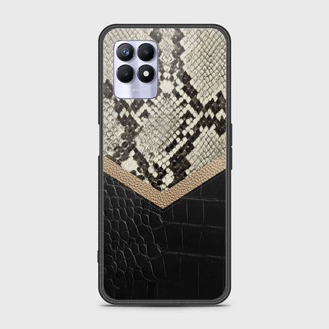 Realme 8i Cover - Printed Skins Series - HQ Ultra Shine Premium Infinity Glass Soft Silicon Borders Case (Fast Delivery)