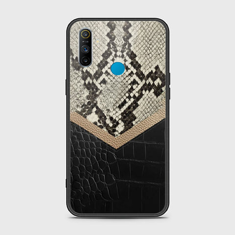 Realme C3 Cover- Printed Skins Series - HQ Ultra Shine Premium Infinity Glass Soft Silicon Borders Case