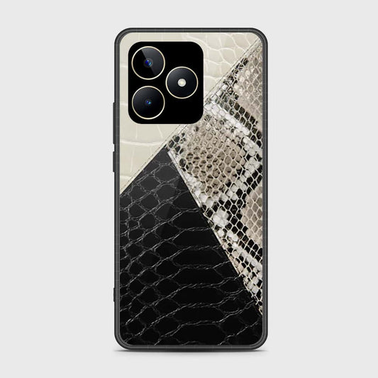 Realme C51 Cover- Printed Skins Series - HQ Ultra Shine Premium Infinity Glass Soft Silicon Borders Case