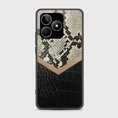 Realme C51 Cover- Printed Skins Series - HQ Ultra Shine Premium Infinity Glass Soft Silicon Borders Case