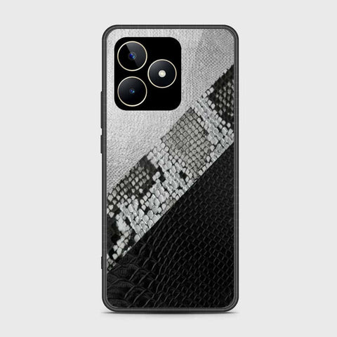 Realme C51 Cover- Printed Skins Series - HQ Ultra Shine Premium Infinity Glass Soft Silicon Borders Case