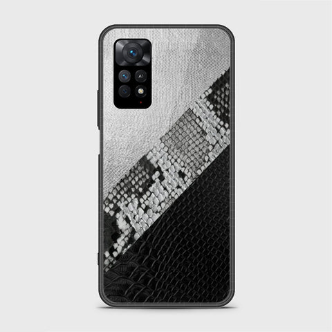 Xiaomi Redmi Note 11 Cover- Printed Skins Series - HQ Ultra Shine Premium Infinity Glass Soft Silicon Borders Case (Fast Delivery)