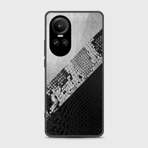 Oppo Reno 10 Pro Cover- Printed Skins Series - HQ Ultra Shine Premium Infinity Glass Soft Silicon Borders Case
